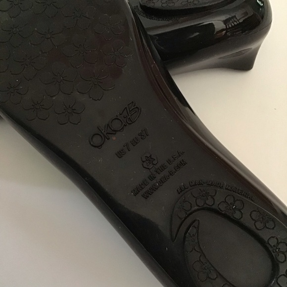 OKA-B Blue Slip on Casual Jelly Ballet Flat for women size 7 - Picture 9 of 9